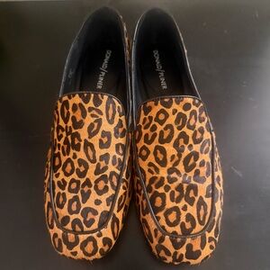 NWT & BOX! Donald J Pliner Leopard Print Calf Hair Loafer—Size 6.5